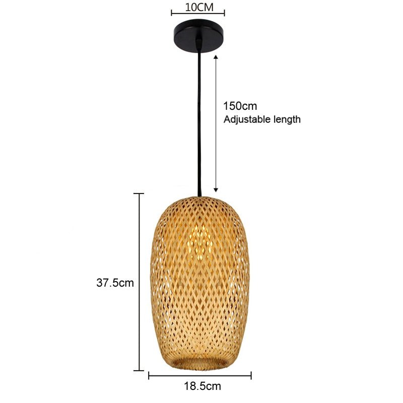 Handmade Natural Bamboo Chandelier